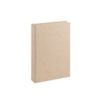 LIVRO-CAIXA DECORATIVO LINHO BEGE PEQUENO
