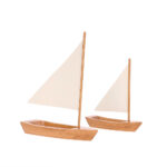 ESCULTURA DE BARCO EM MADEIRA - Imagem 4