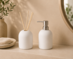 DIFUSOR DECORATIVO ESSÊNCIA BRANCO COM VARETAS - Imagem 2