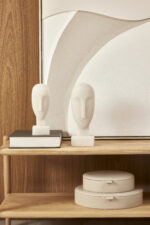 ESCULTURA DECORATIVA FACE ABSTRATA - Imagem 4