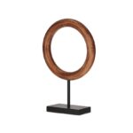 ESCULTURA CIRCULAR EM MADEIRA - Imagem 2