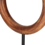 ESCULTURA CIRCULAR EM MADEIRA - Imagem 3