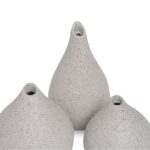 KIT MINI VASOS COM ACABAMENTO GRANULADO - Imagem 3