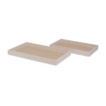 BANDEJA EM MDF LAMINADO REVESTIDA EM LINHO