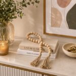 COLAR DECORATIVO EM MADEIRA E JUTA - Imagem 3