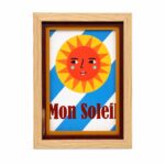PORTA- RETRATO E QUADRO DECORATIVO MON SOLEIL